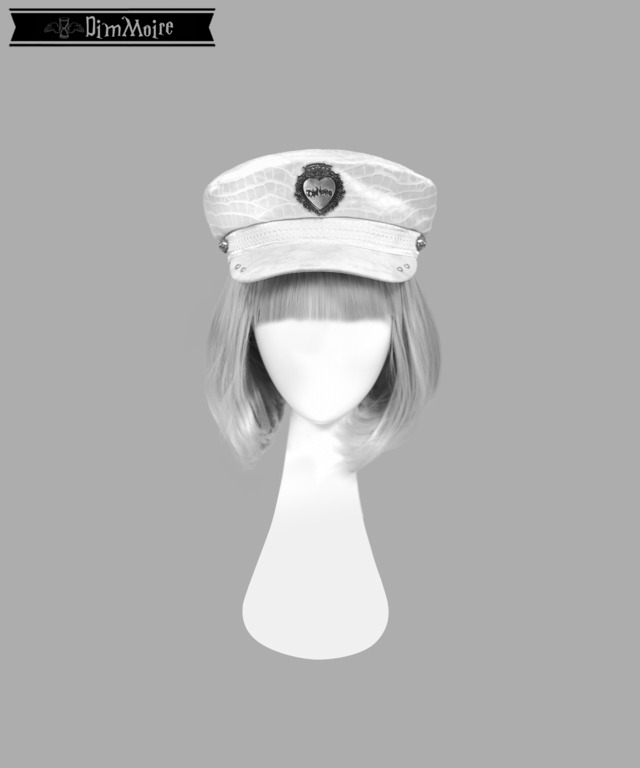 HeartCoreミリタリーキャップ【White】