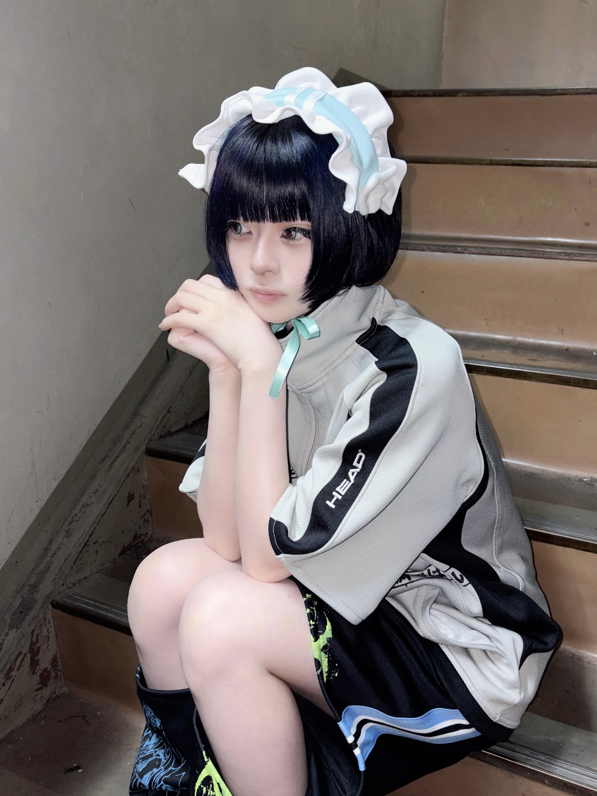 Queen様order 美しいホワイトヘッドドレスと イヤリング5set♡ 8OO(エイト・オーオー) | プレミアム雀蜂