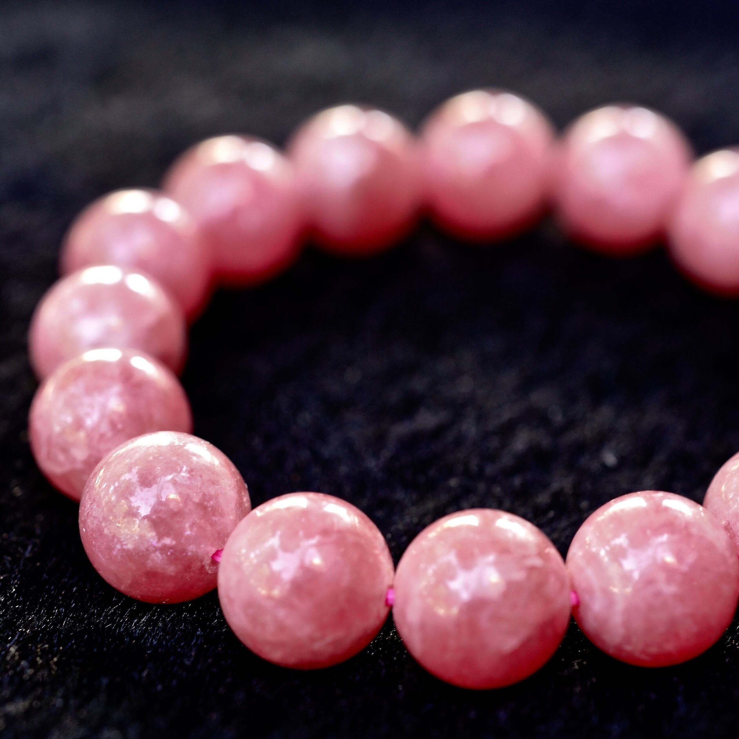 即決 0331d357 天然水晶45Aピンクアクアマリンブレス 9.3-9.7mm