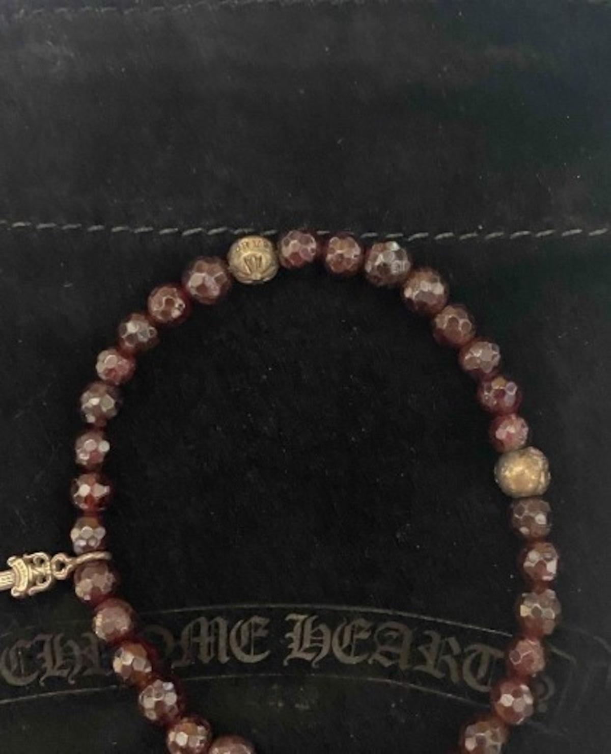 CHROME HEARTS クロムハーツ ビーズブレスレット ダガーガー 