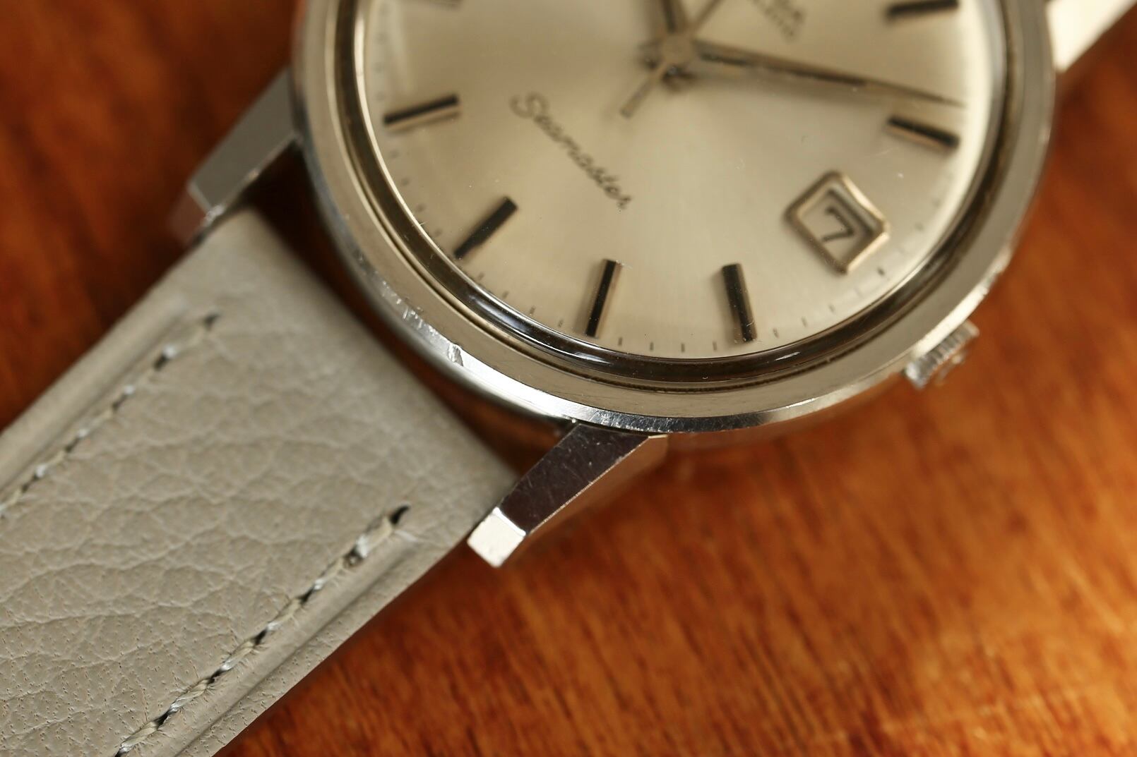OMEGA】 1963年製 オメガ シーマスター デイト 多面カットケース 北米
