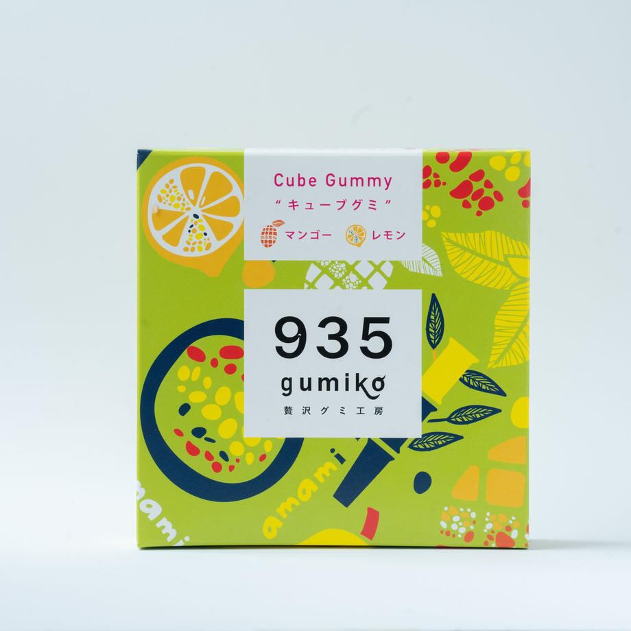 マンゴーレモン　キューブグミ -贅沢グミ工房 gumiko 935-