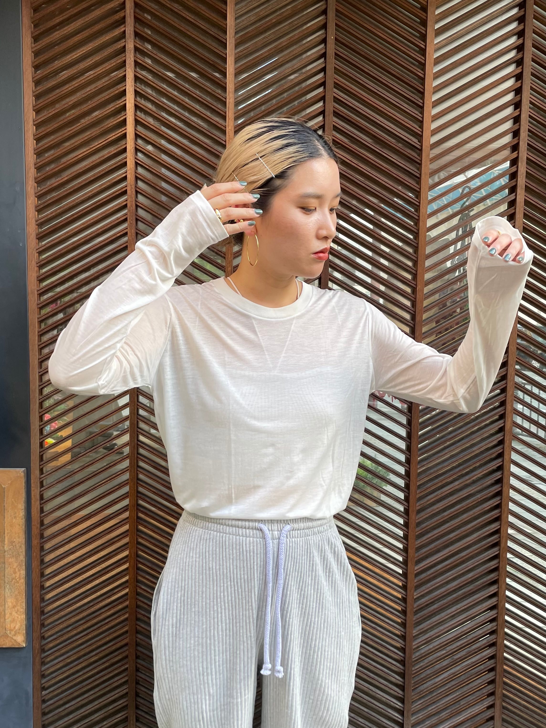 Baserange ベースレンジ / LONG SLEEVE TEE | TRENTオンラインショップ 