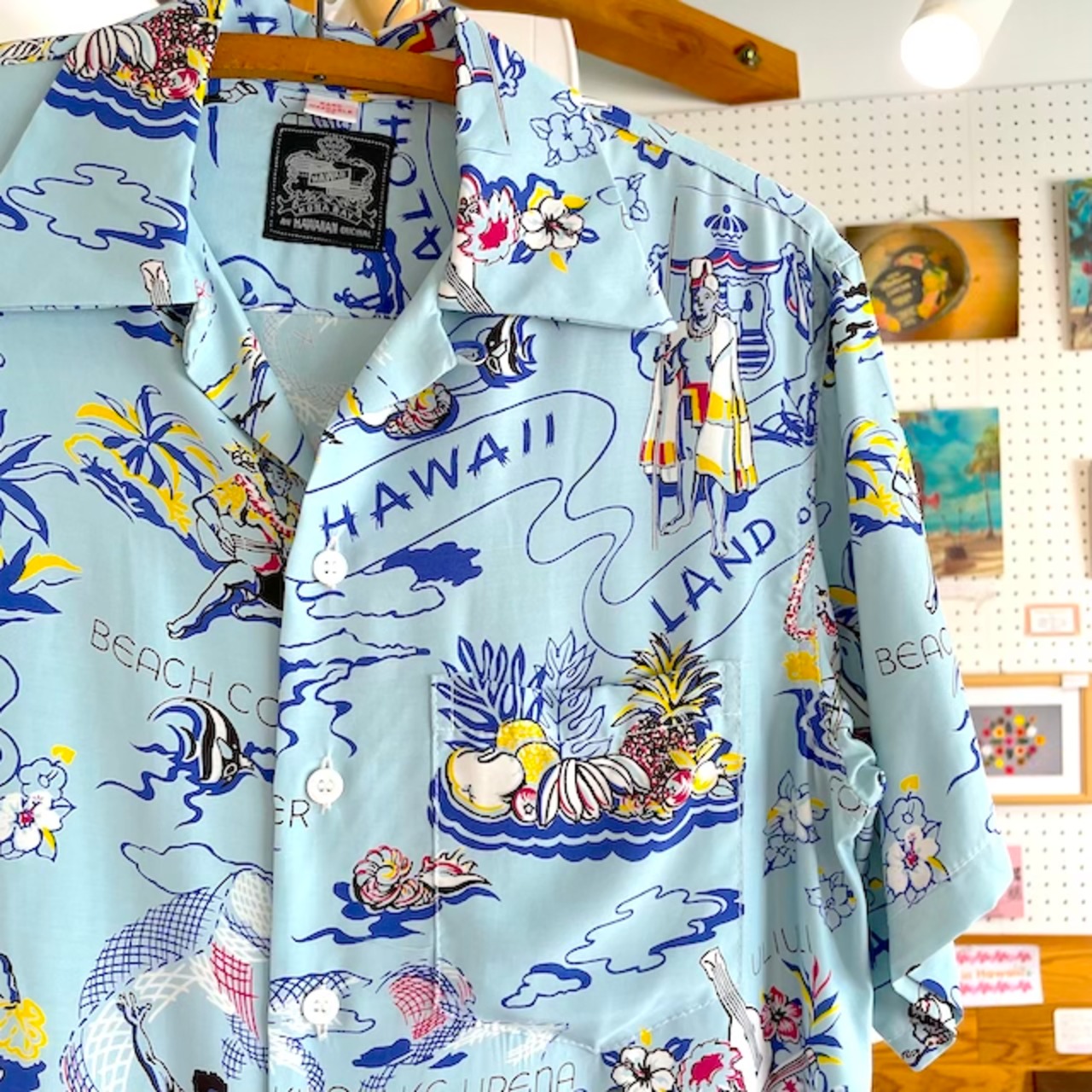 Kona Bay 切り落とさ Hawaii ランドオブアロハ ブラウン