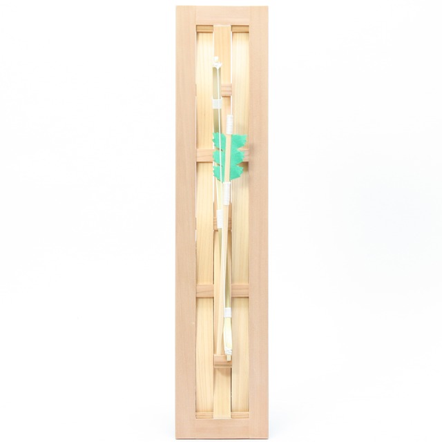 破魔弓飾り　《商品コード》10200-0013　壁掛破魔弓　火焔の弓矢　CG/杉｜初正月｜破魔矢｜省スペース｜おしゃれ｜モダン｜壁掛｜コンパクト｜スタイリッシュ｜魔除け｜邪気払い｜縁起物｜伝統工芸