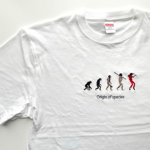 ◆K様オーダー品◆刺繍Tシャツ【origin of species】T-242