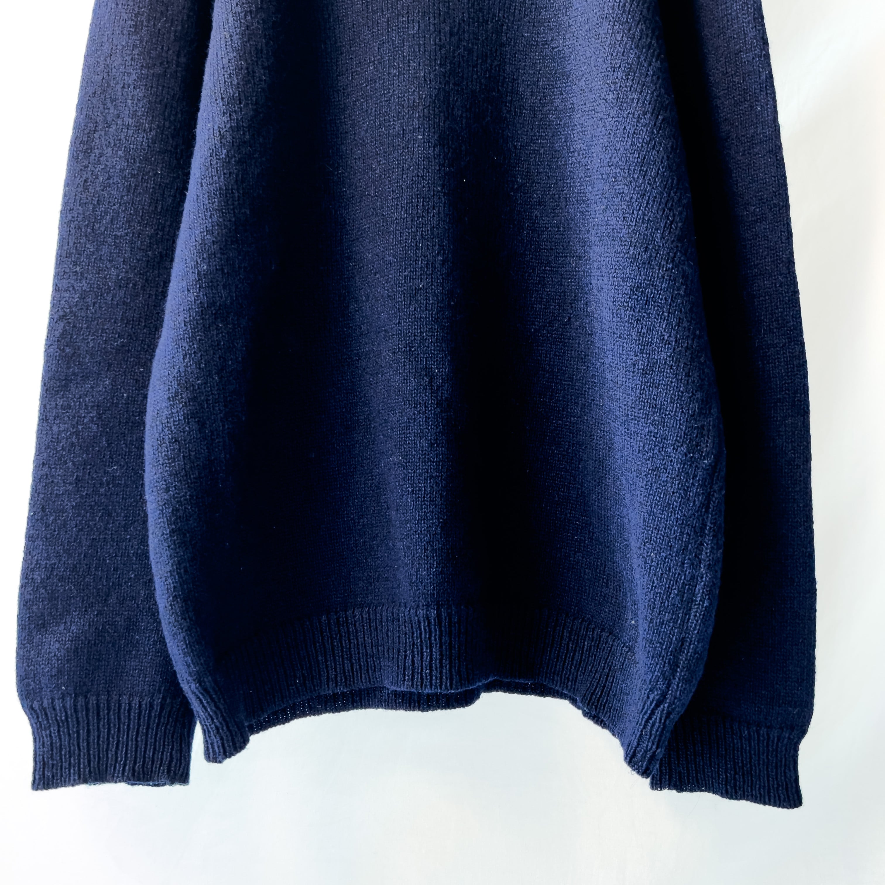 80s〜90s初期 A.P.C. made in France navy wool knit 90年代 フランス