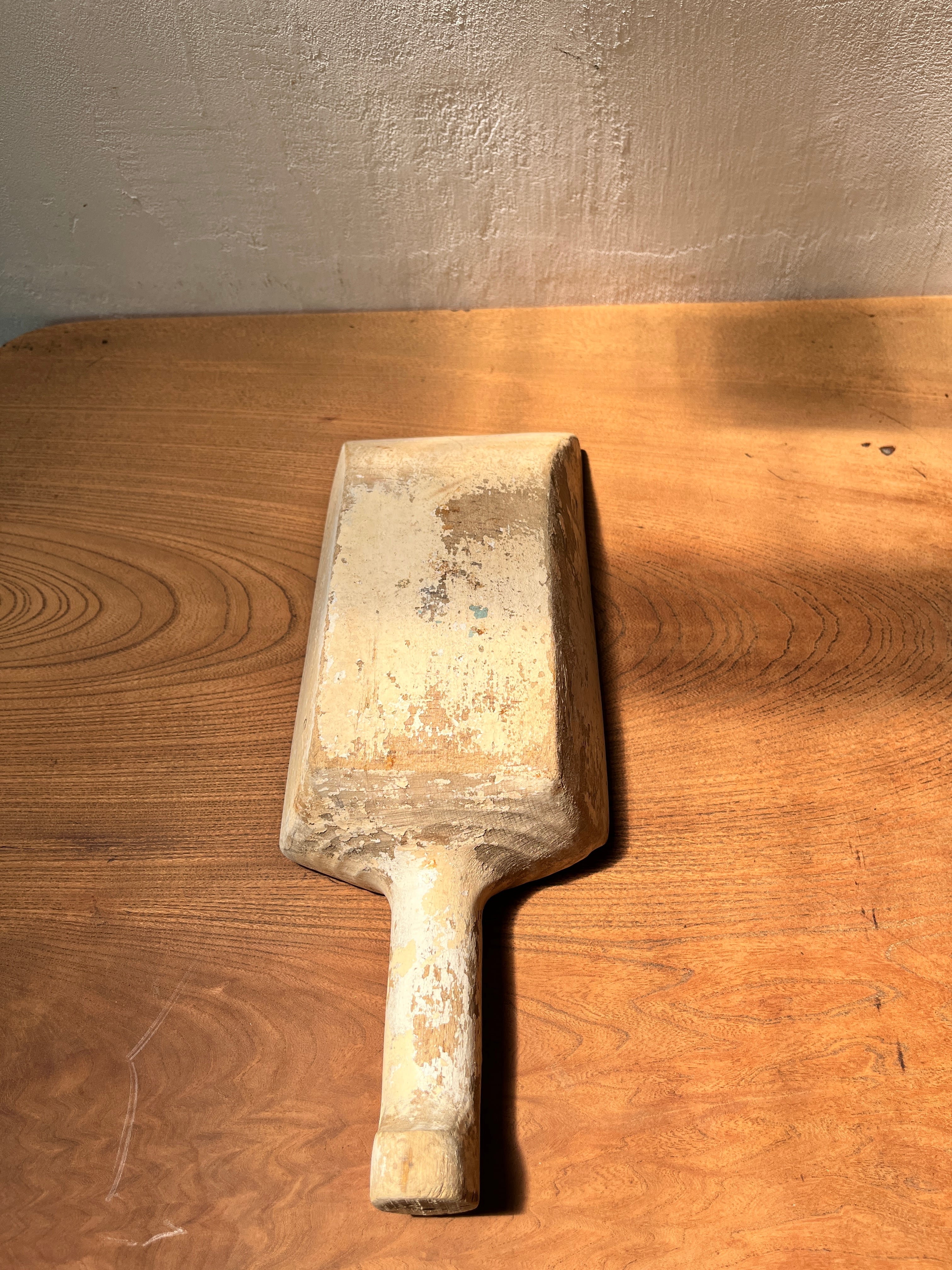 Wooden scoop France＜木製スコップ・フランスアンティーク・木製道具