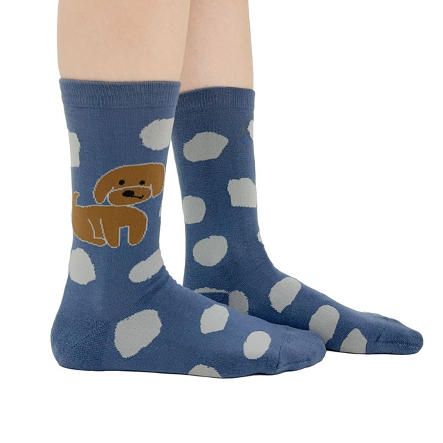 【JIN KITAMURA】北村人 SOCKS DOT POODLE ソックス ドット プードル