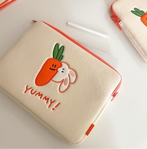 [second morning] carrot & bunny PCケース（13インチ）