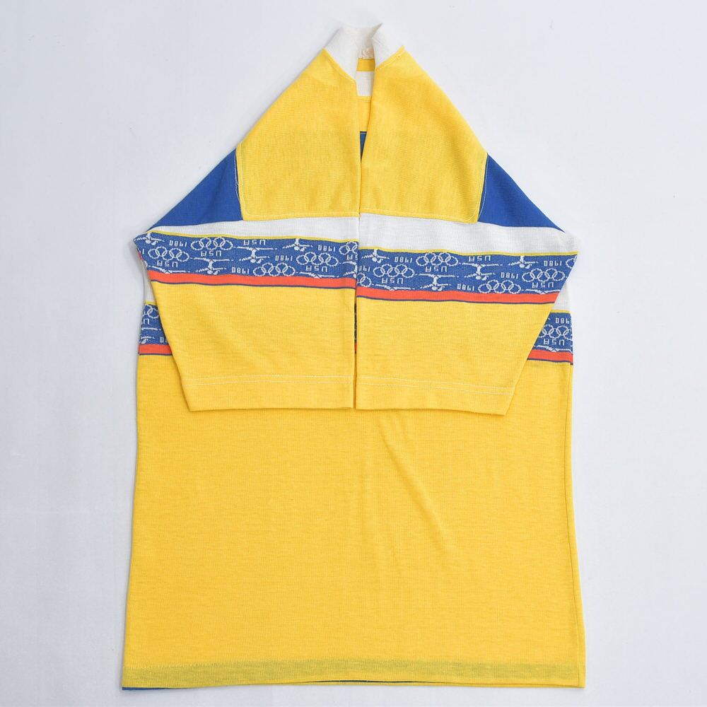 80s Vintage 1980 オリンピック USA 切替デザイン Tシャツ モスクワ