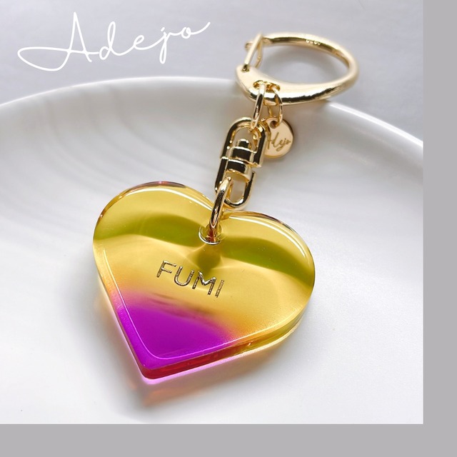 eggplant　Keychain【metal parts】