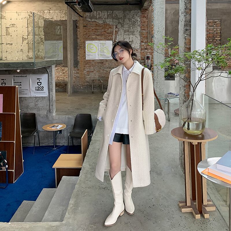 ウィンターホワイトコート レディース 冬物 HUCHUJING32191566312