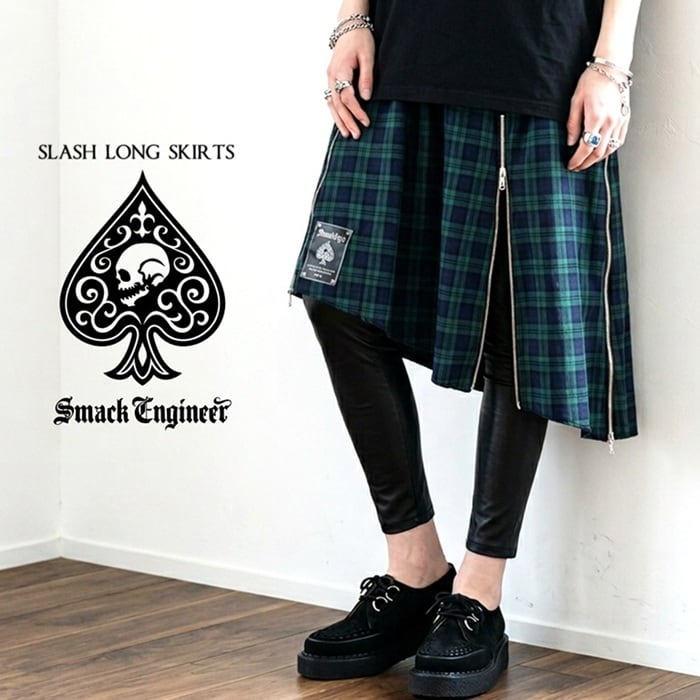 SMACK ENGINEER / スマックエンジニア「Rogia限定 SLASH LONG SKIRTS