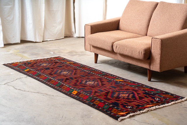 -VINTAGE TRIBAL RUG- Afghanistan 625