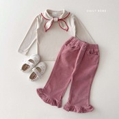 【取寄】Dailybebe コーデュロイフレアパンツ｜秋服｜韓国子供服｜26/AT