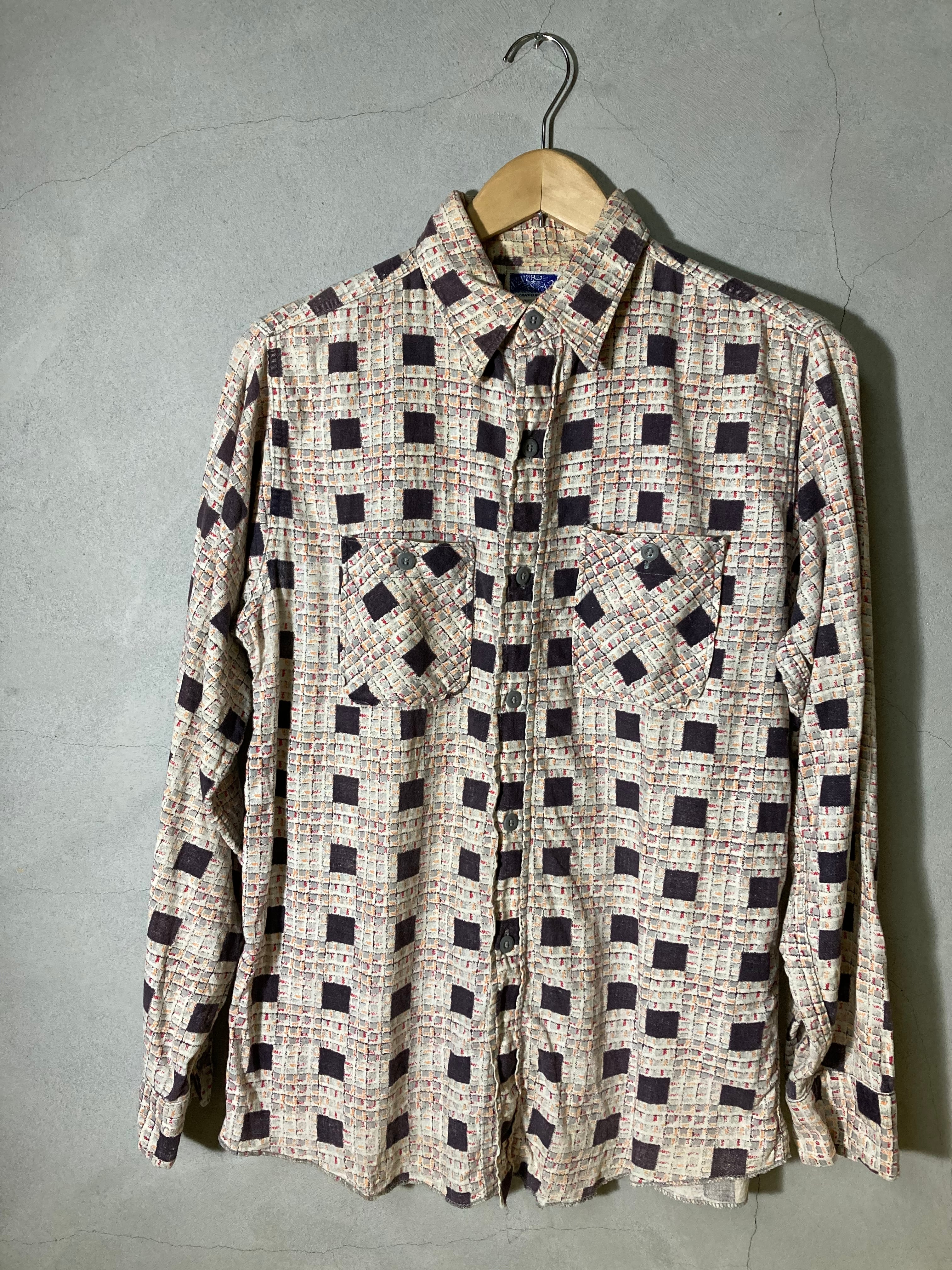 50s VINTAGE  Flannel shirt  (beady clothing)