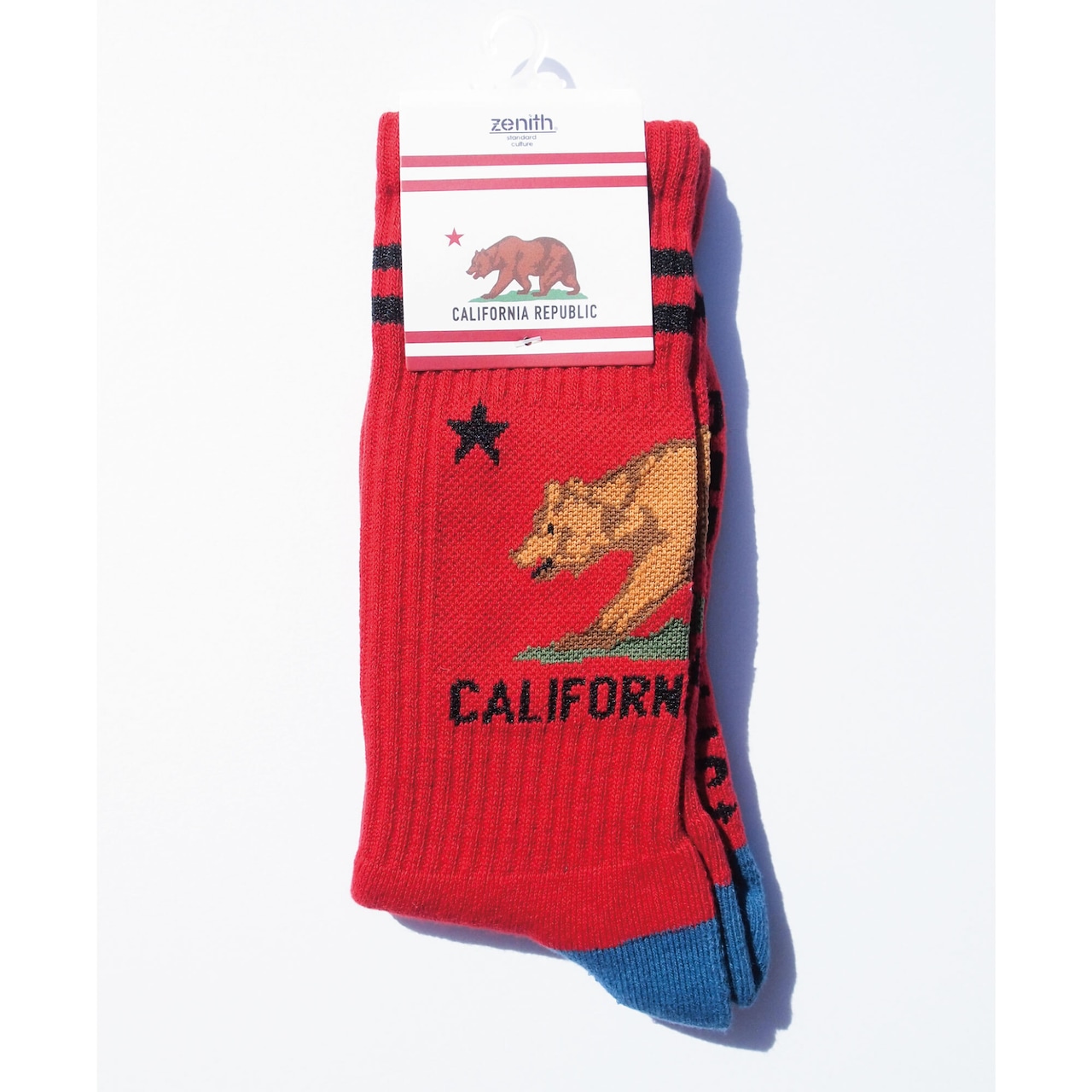 【ZENITH】CALIFORNIA GRIZZLY SOCKS（6color）