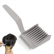 プロの理髪師カッティングコーム フェードコーム バーバーコーム フェードコーム 男性のヘアカット用のカーブポジショニングコーム 男性用サロンスタイリングツール 自宅、ヘアサロン用