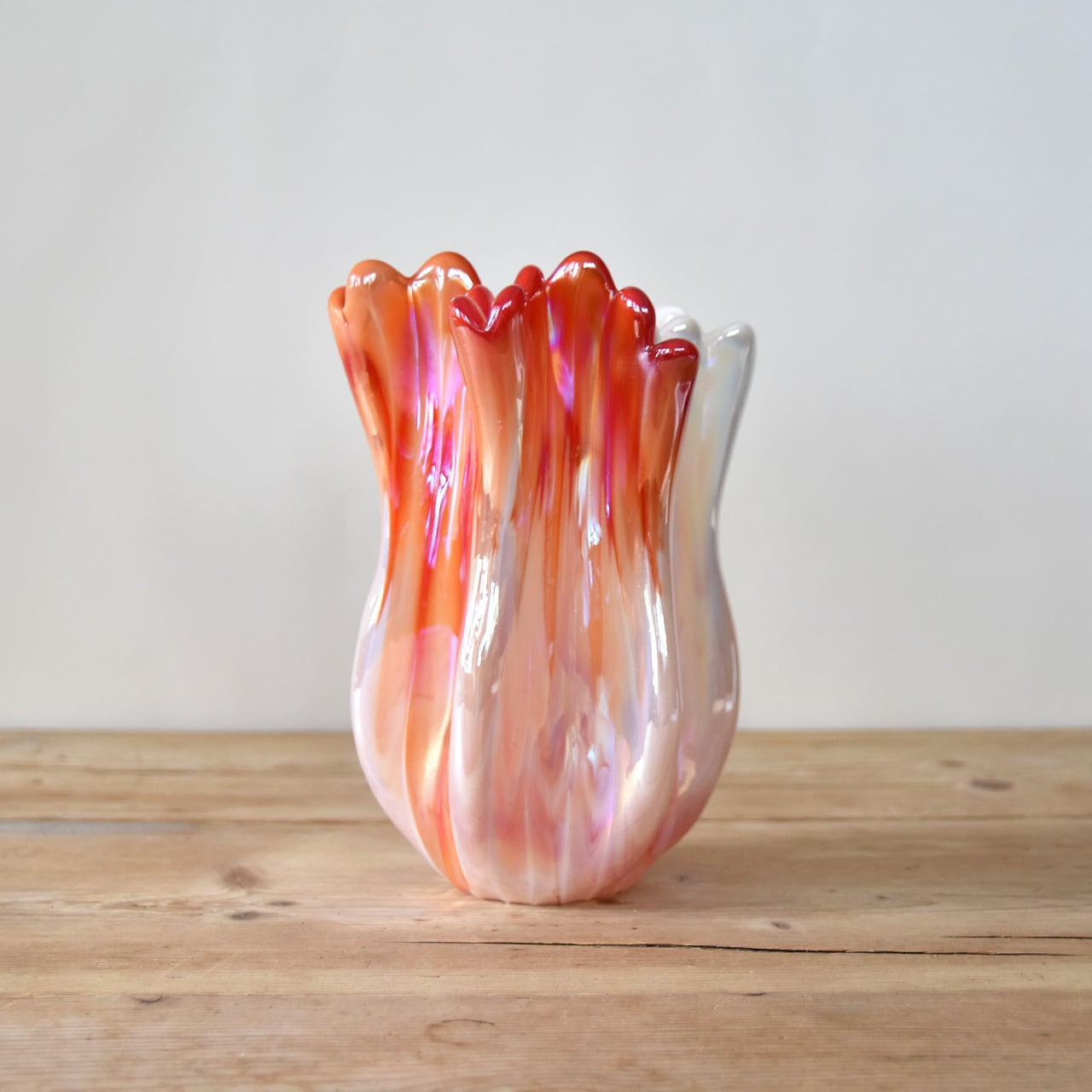 MURANO VETRI GLASS VASE フラワーベース Glass Flower Vase / ガラス フラワーベース (花瓶) / GV-006 | BANSE
