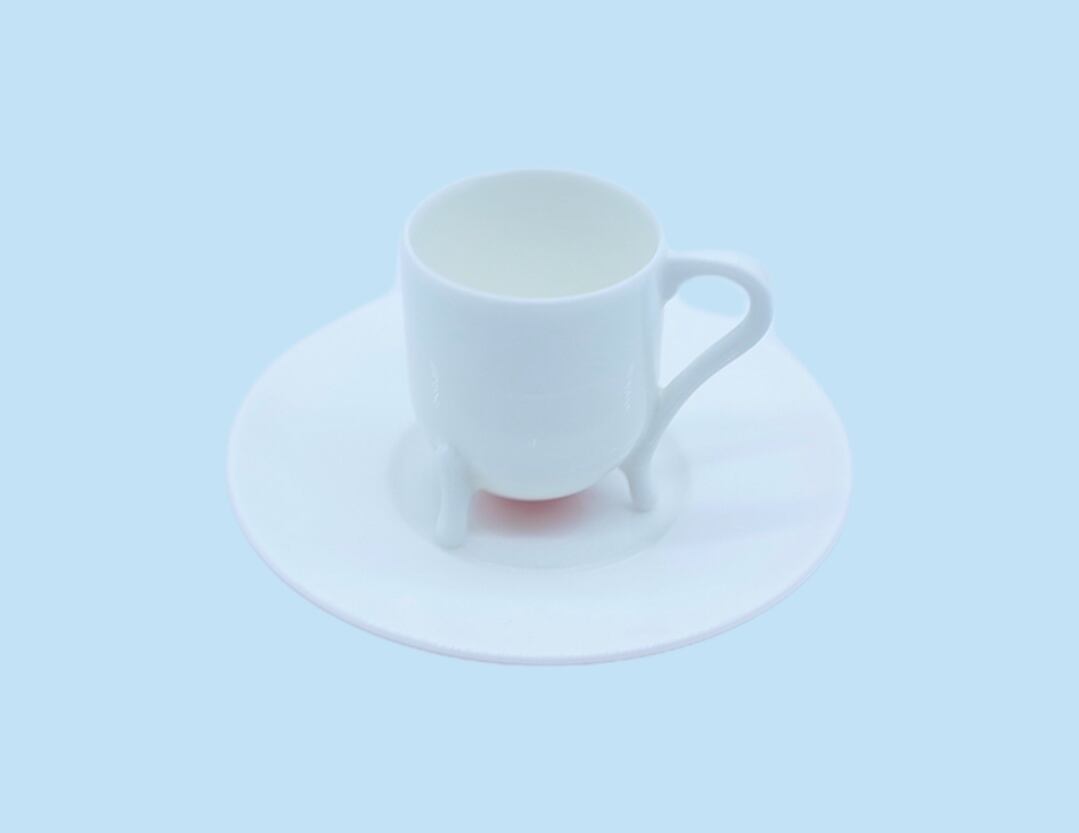 DRIADE “FOLLIES” ESPRESSO CUP & SAUCER