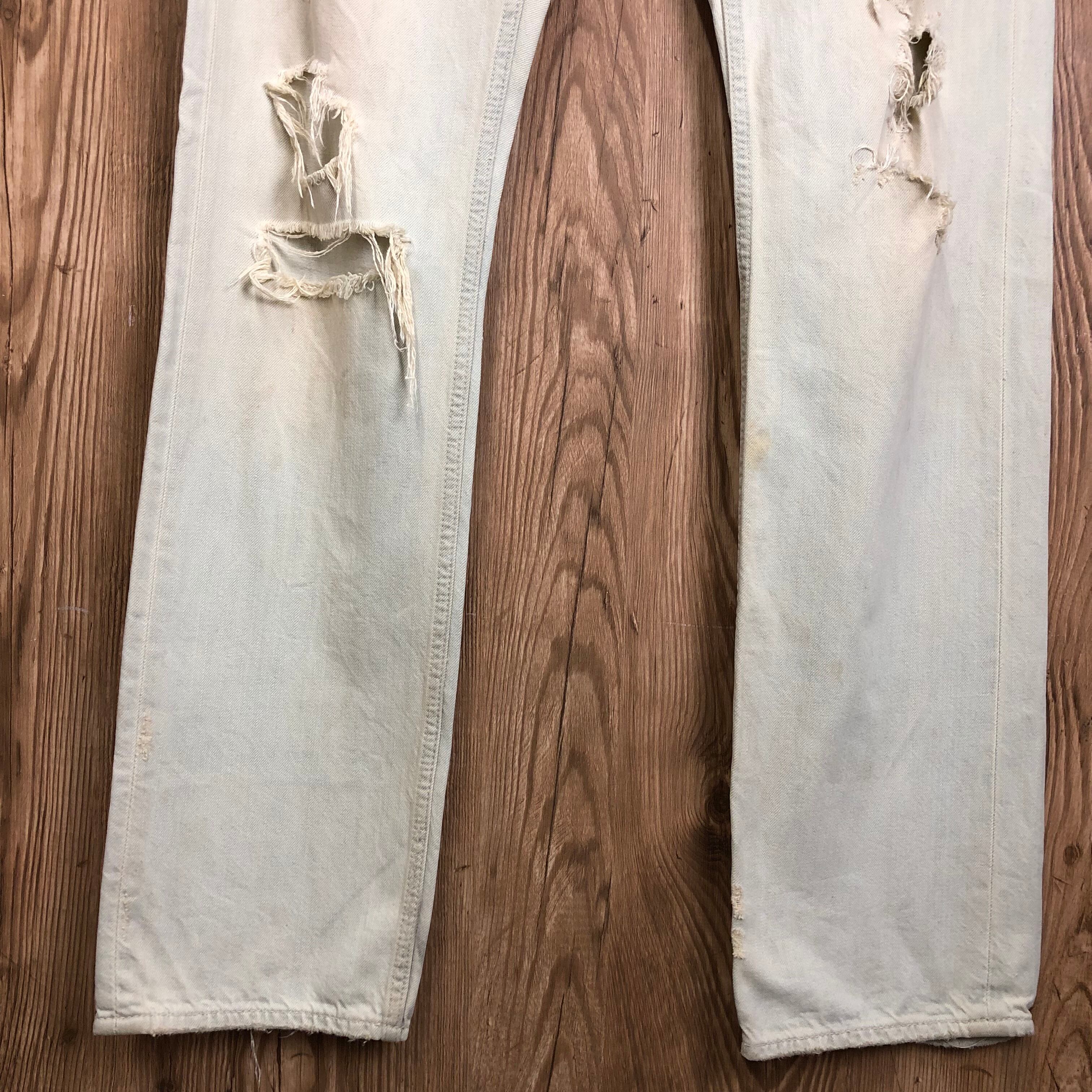☆USED加工 ブリーチ染め RALPH LAUREN ラルフローレン クラッシュ