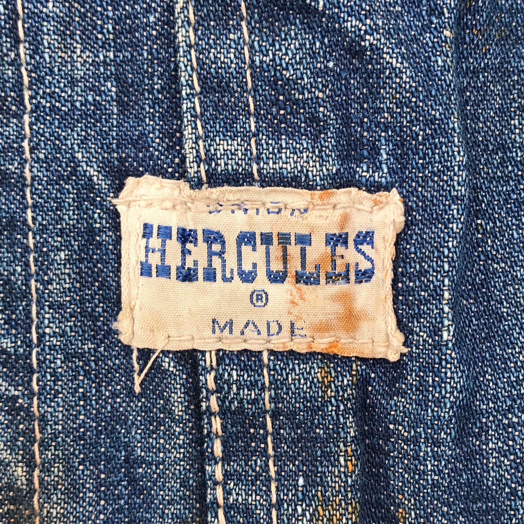 超希少　40〜50s ヘラクレス　HERCULES デニム　カバーオール　②