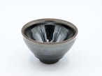 【14-021】天目茶碗／黒釉銀毫建盞／作家：陳春華 1