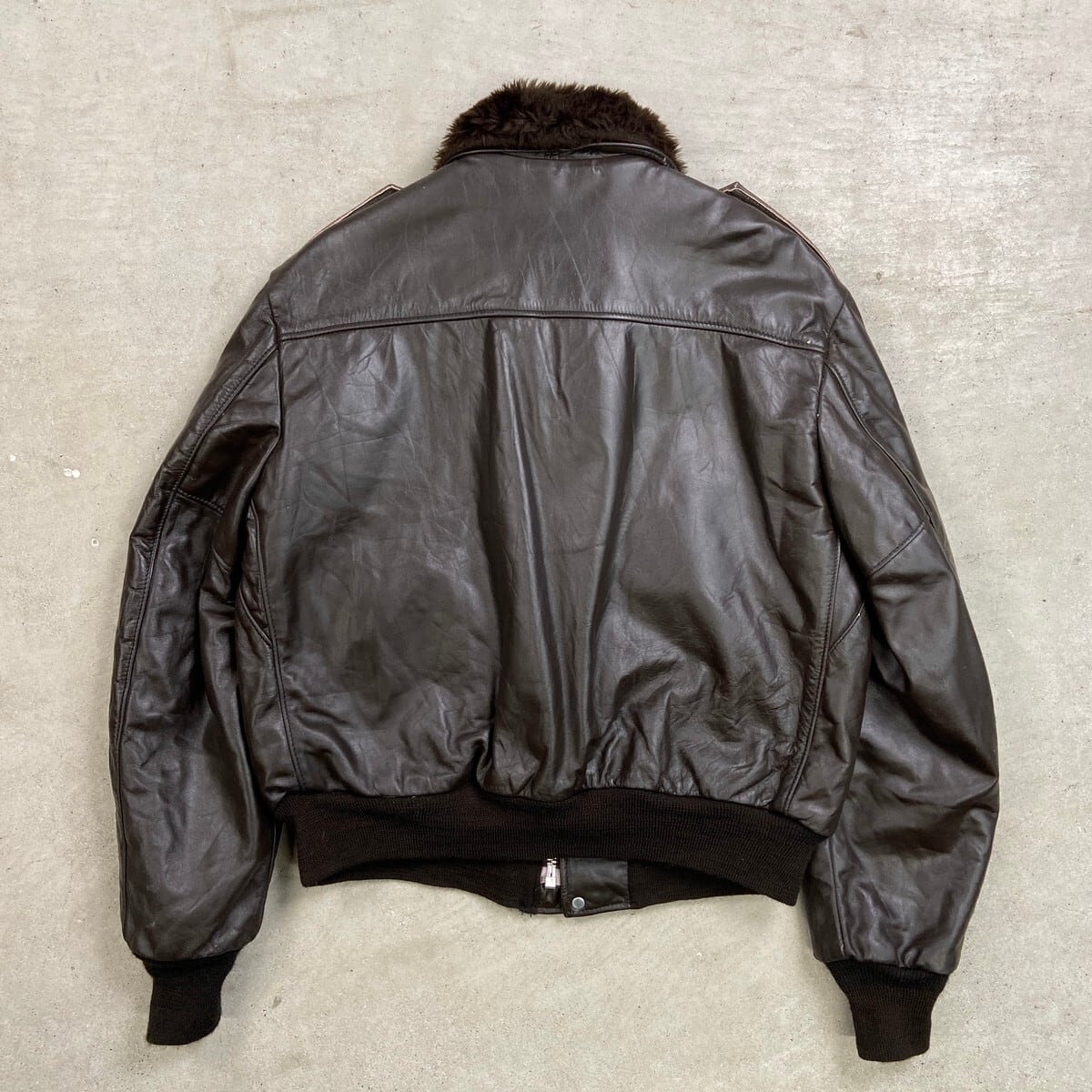 80年代 USA製 Schott ショット G-1タイプ レザーフライトジャケット