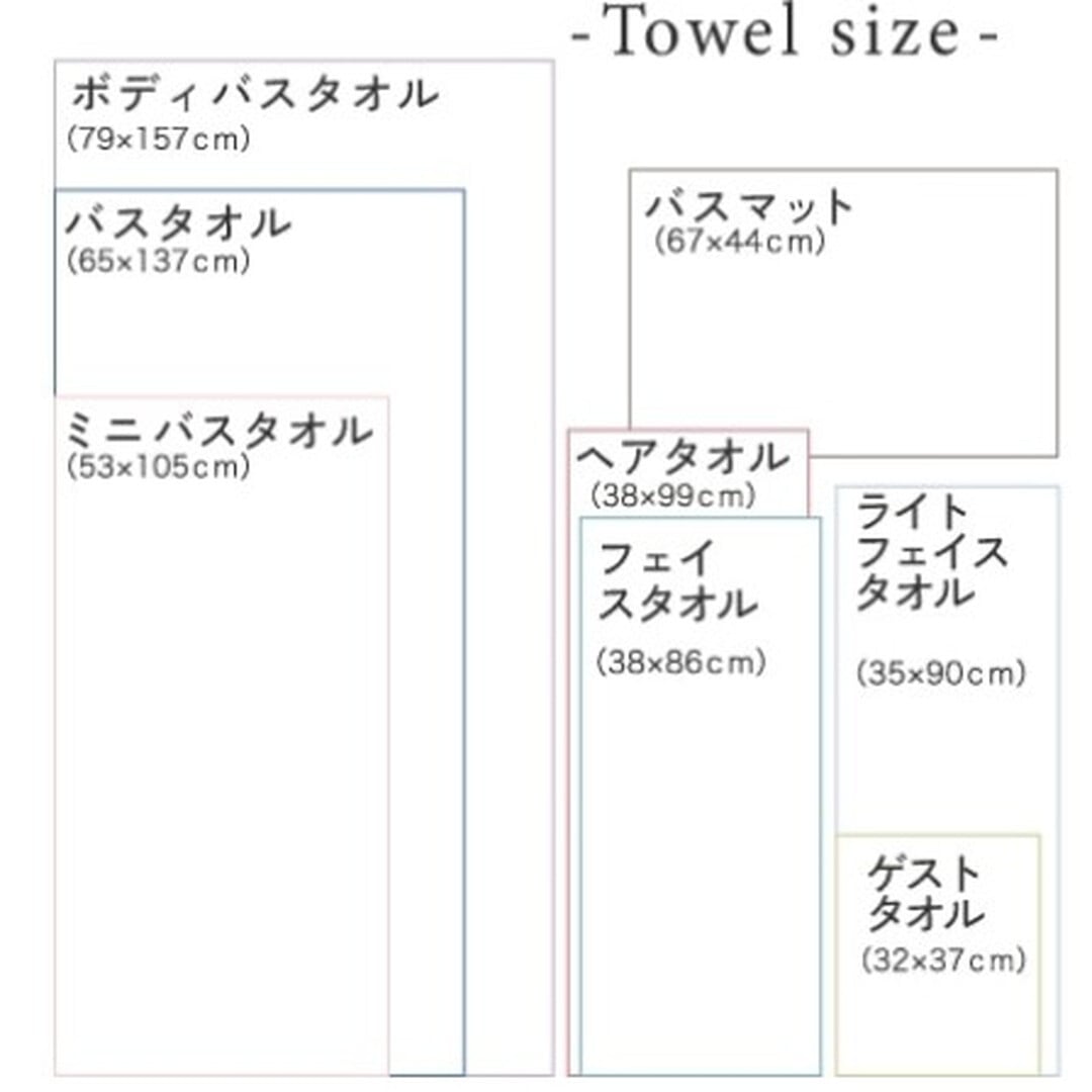 ホットマン〉ホットマンカラー12 ミニバスタオル 1枚 53×105cm【カラー