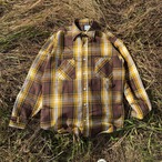 Circa 1970s Vintage ”Big Mac" Heavy Cotton Flannel Work Shirt