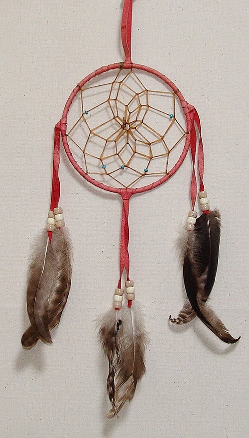 ドリームキャッチャー【お守り】インテリア インディアン ／ DCN05024