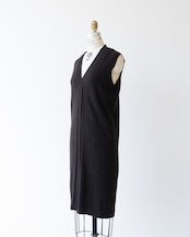 〈Hermès by martin margiela〉100%CASHMIRE Sleeveless knit dress