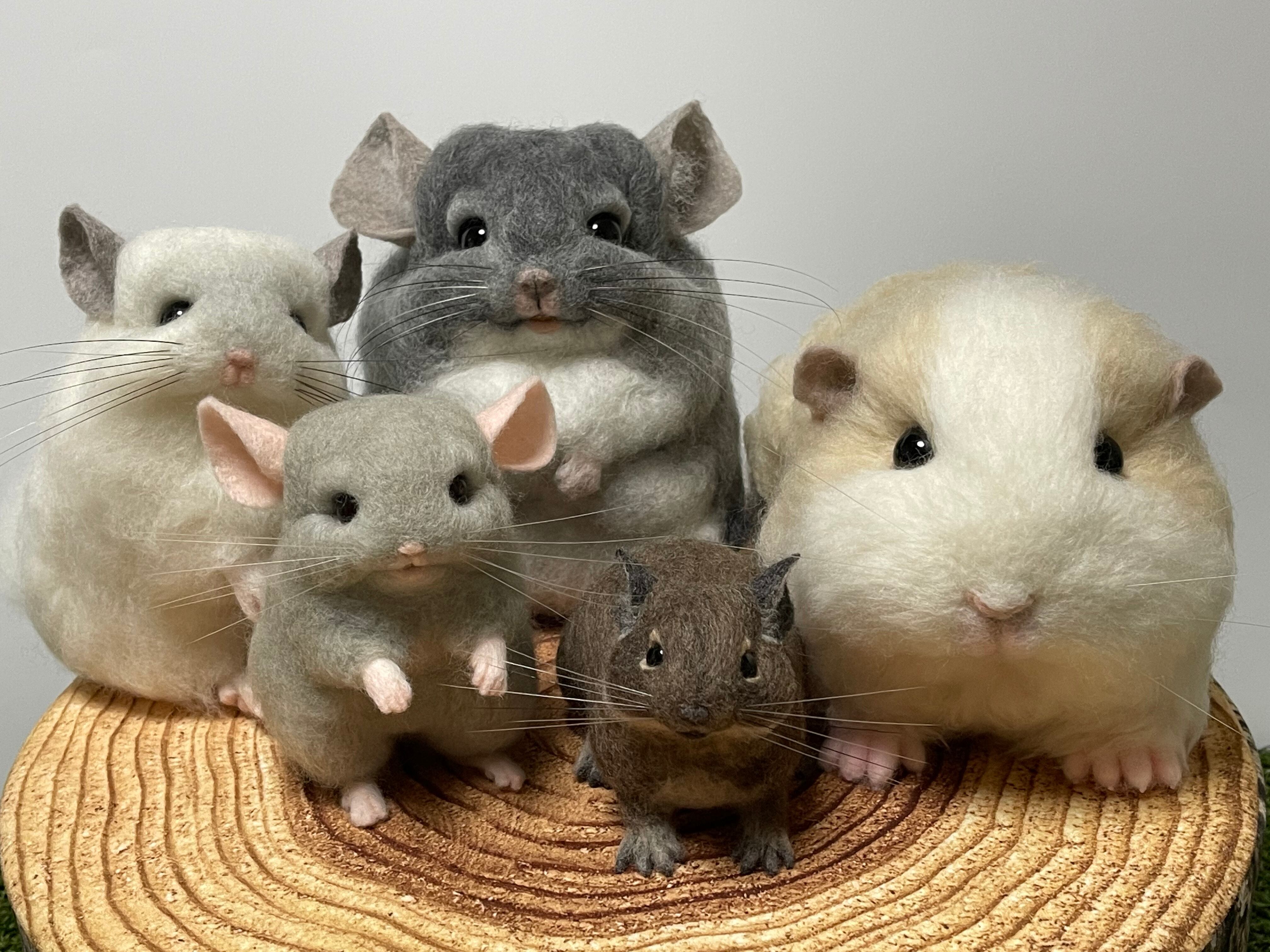 羊毛フェルトハムスターのオーダー受付中