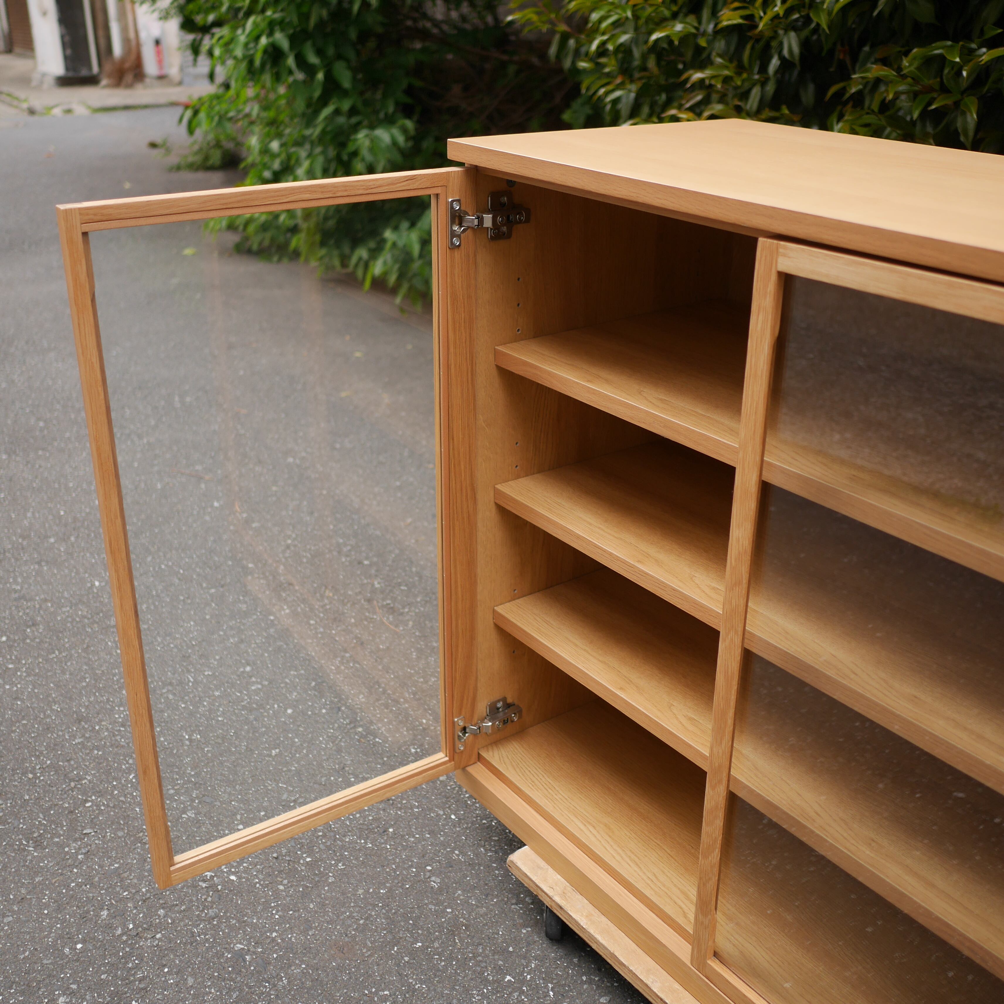 無印良品 木製ガラスキャビネット | トリノス-torinoth- | 新宿区