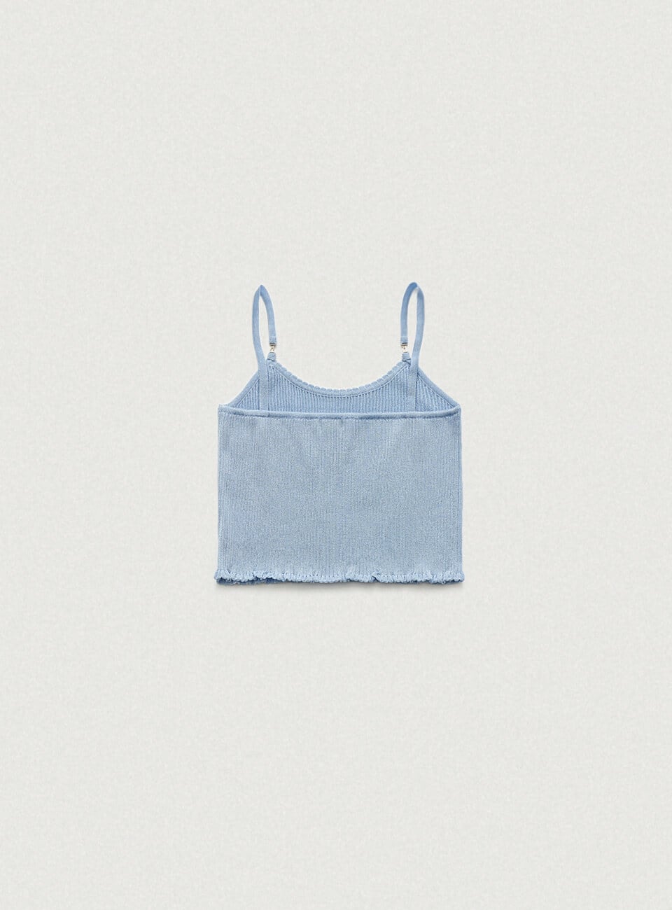 The Barnnet] Baby Blue Ariel Scallop Knit Top 正規品 韓国ブランド