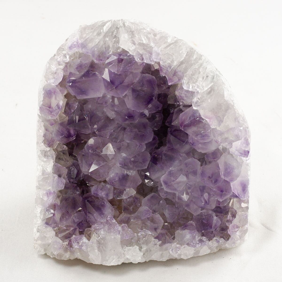 1.7Kg アメジスト クラスター ウルグアイ産 アメジスト 原石 amethyst 台座付属 一点物  182-6998