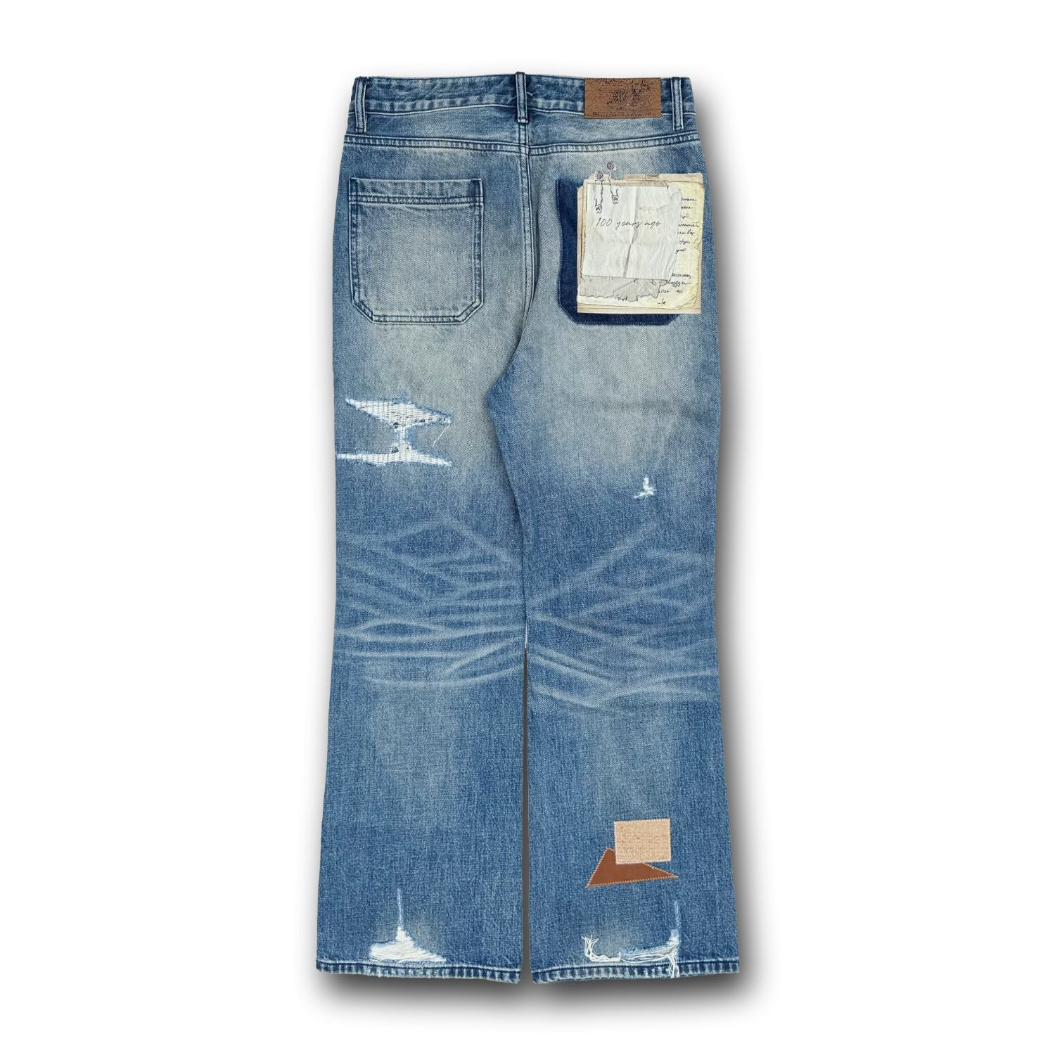 Birth Of Royal Child / Patchwork Fede Denim pants | HOLICK