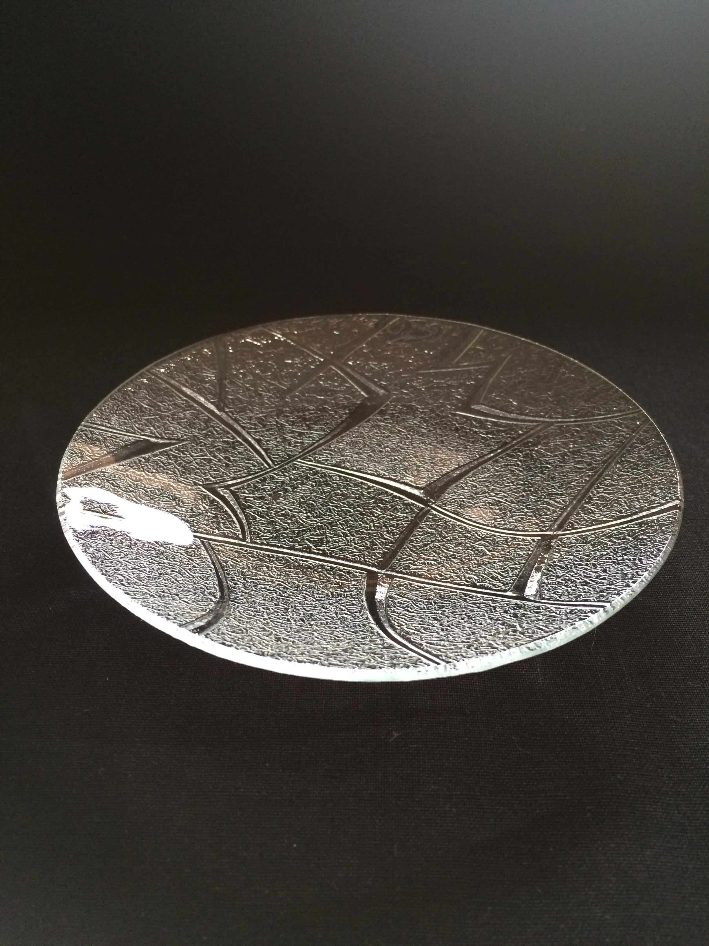 昭和型ガラス「メロン」 皿 円形 中（Φ150mm） | 旭屋ガラス店