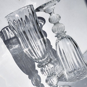 琉球ガラス シャンパングラス ゴブレット 日本酒グラス シェリーグラス カクテルグラス ワイングラス 沖縄  【ap-2026-17】