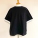 VORTEX 8oz Mock Neck Ringer Half Sleeve T-shirts　Super Black × Off White