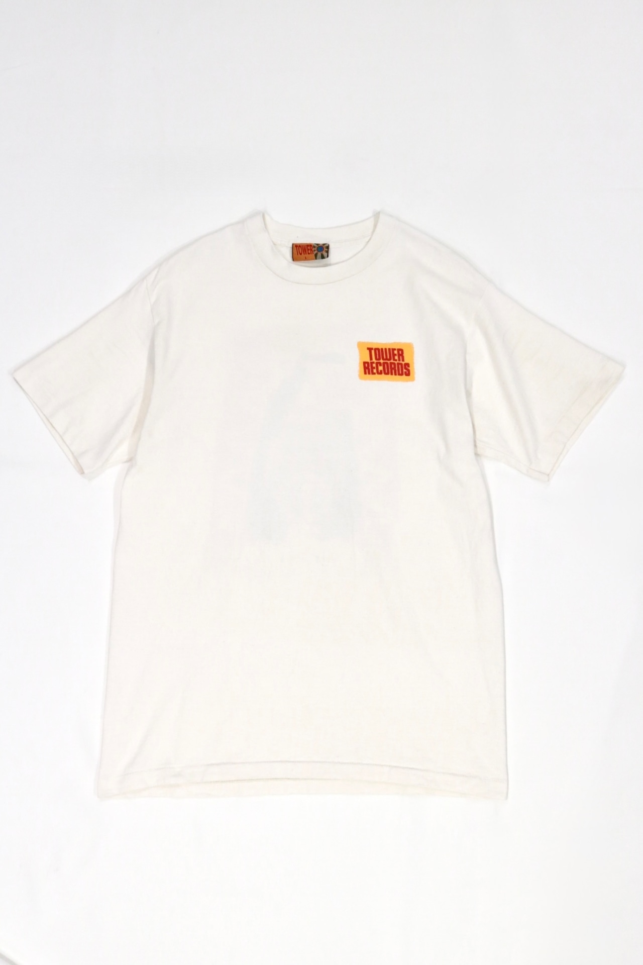 TOWER RECORDS double print t shirt