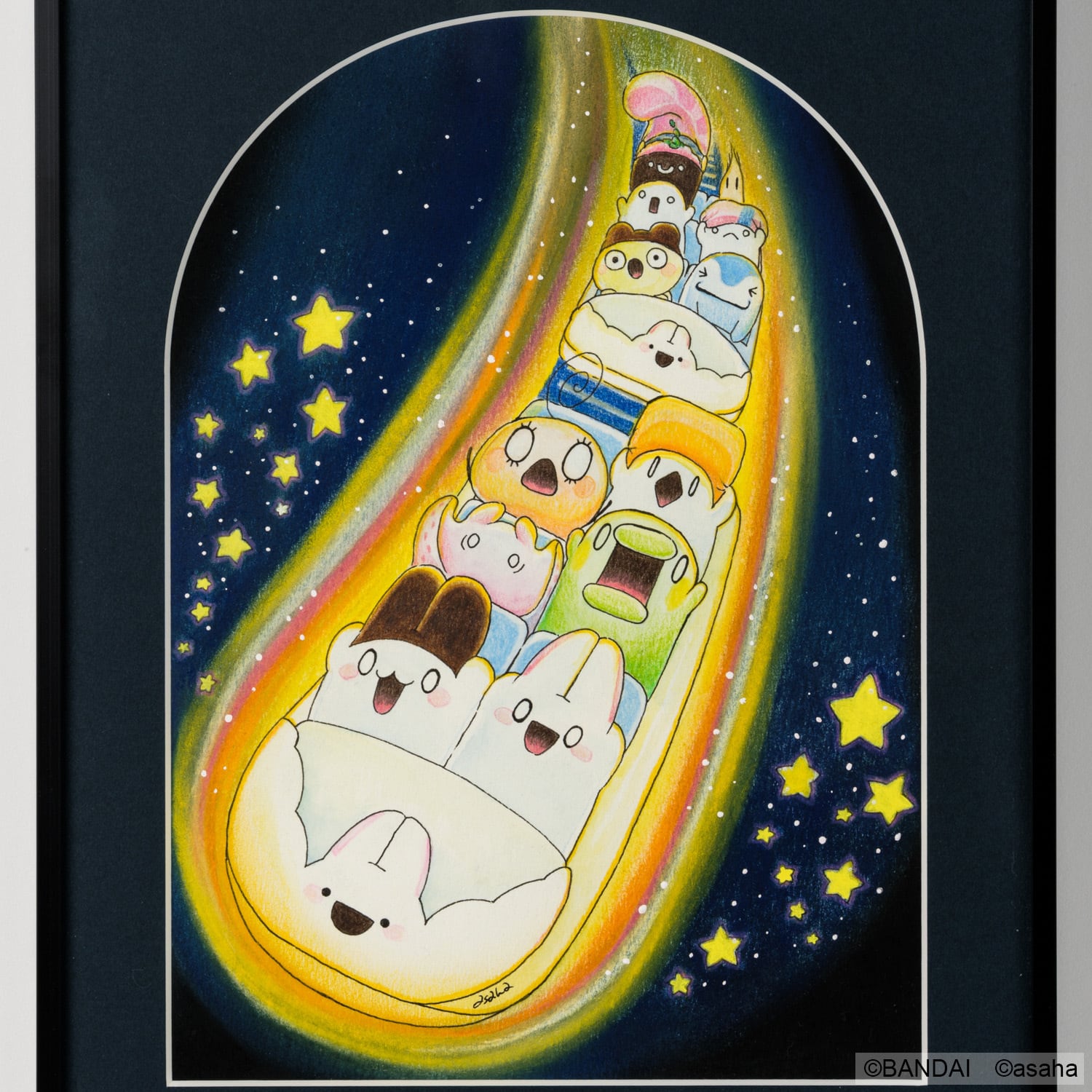 会場売約済】たまごっち×asaha コラボイラスト原画 3「ジェット