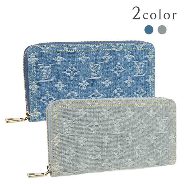 New LOUIS VUITTON ルイヴィトン ジッピーウォレット モノグラムデニム 2色 ラウンドファスナー長財布 ロングウォレット 長札 サイフ 新品