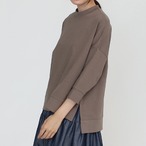 【春夏】七分袖脇スリット入りワイドプルオーバー