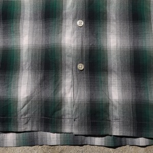 美品 XL 90s Polo Sport コットン レーヨン オンブレ ボックスシャツ ポロスポーツ
