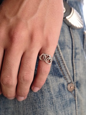 Used Tiffany Open Heart Ring