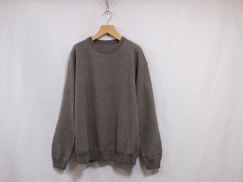 crepuscule”Light Moss Stitch L/S Sweat Kahki”