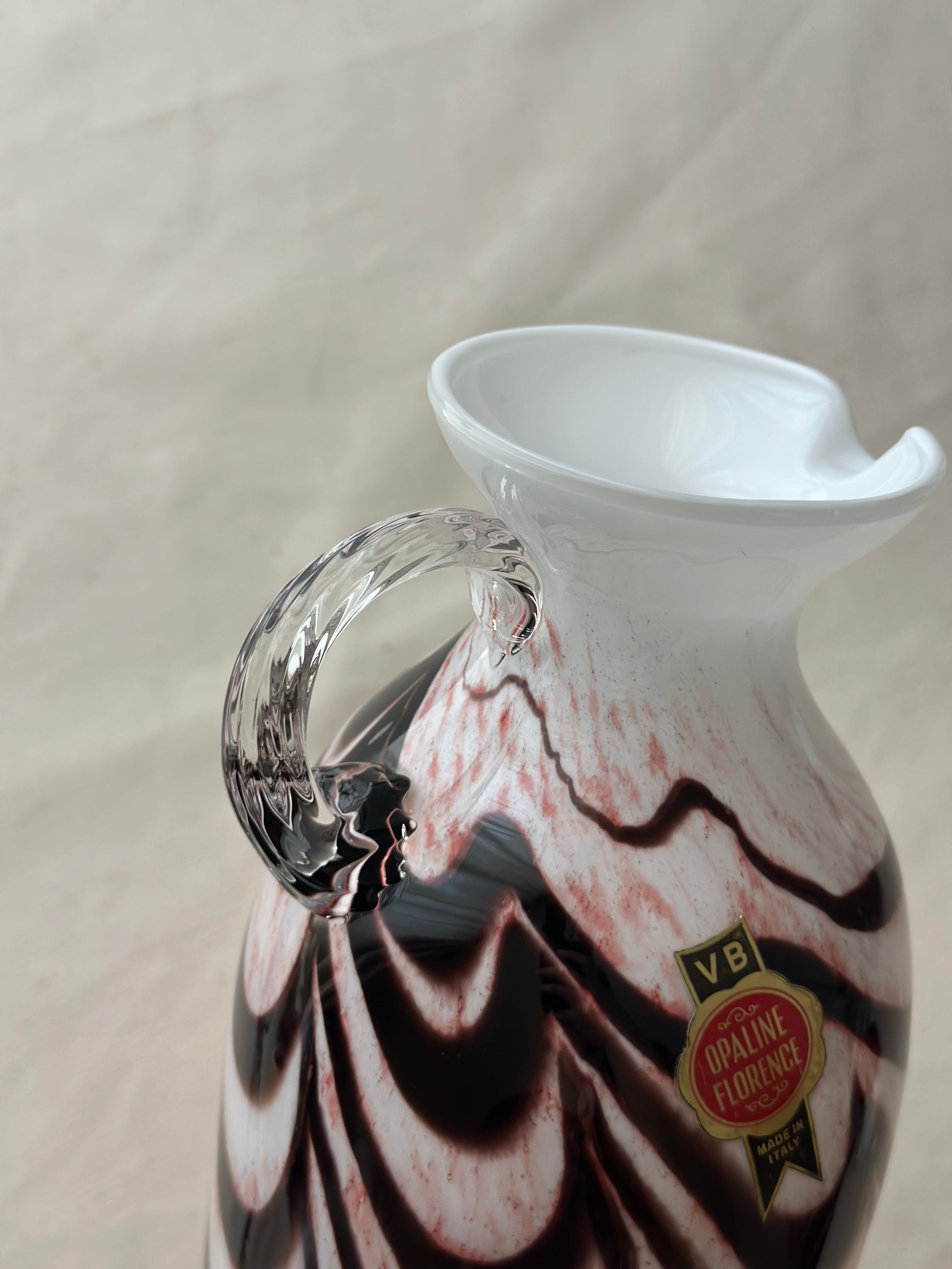 Italian vintage vase / マーブルガラスベース h20.5cm | VIRON