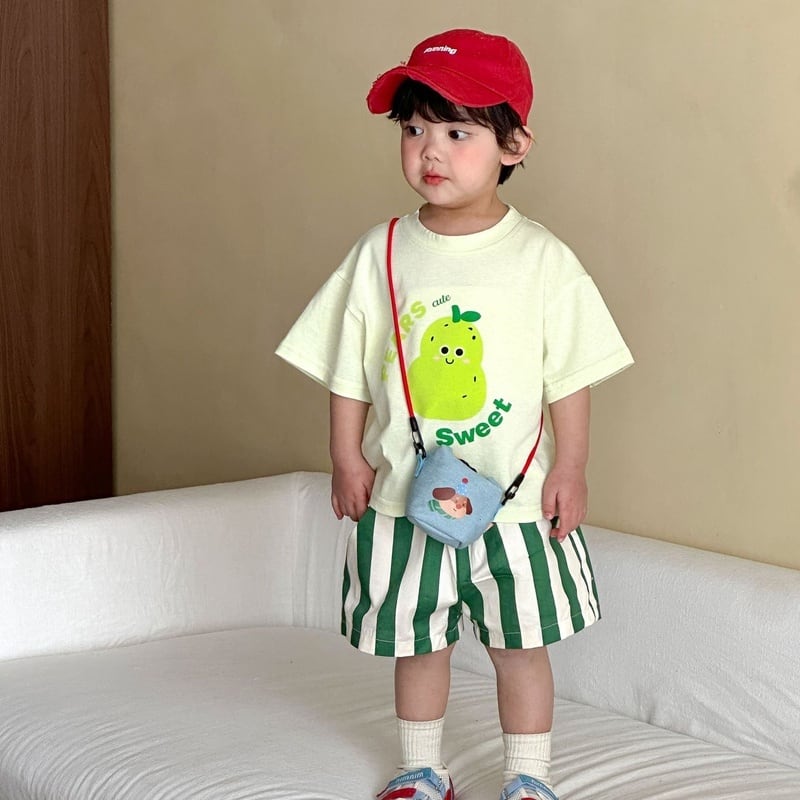 BABY&KID】フルーツシャツ＆ストライプパンツ | Betty